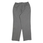 SAG HARBOR Womens Polyester Grey Regular Fit Straight Leg Trousers W28 L28