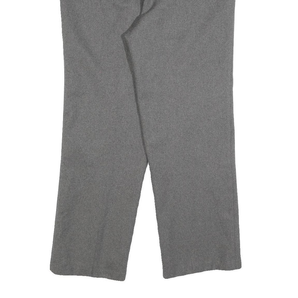 SAG HARBOR Womens Polyester Grey Regular Fit Straight Leg Trousers W28 L28