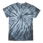 GILDAN Mens Black Tie Dye Iowa Graphic T-Shirt S Short Sleeve Crew Neck