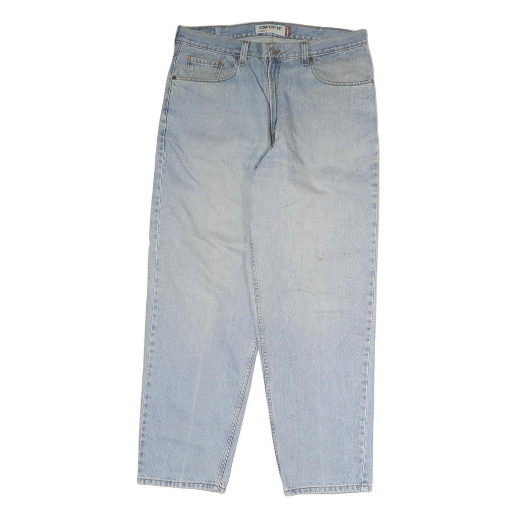 LEVI'S 560 Mens Jeans Blue Regular Loose Denim Light W38 L32 Comfort Fit