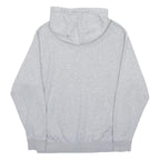 NIKE Mens Grey Hoodie M Cotton Blend Pullover Casual Sportswear