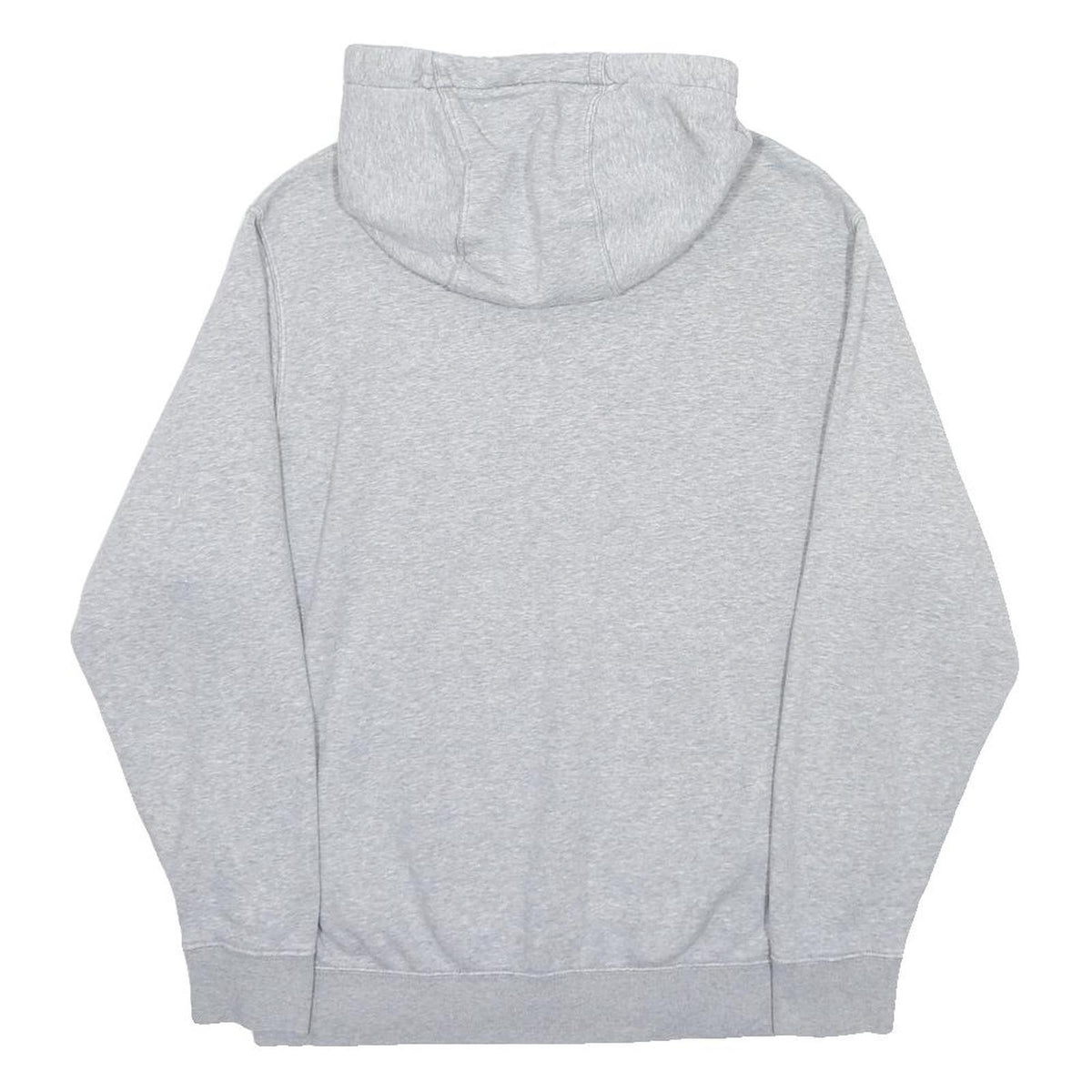 NIKE Mens Grey Hoodie M Cotton Blend Pullover Casual Sportswear