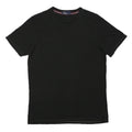 FRED PERRY Mens Black Classic T-Shirt M Short Sleeve Crew Neck Cotton Blend