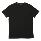FRED PERRY Mens Black Classic T-Shirt M Short Sleeve Crew Neck Cotton Blend