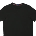 FRED PERRY Mens Black Classic T-Shirt M Short Sleeve Crew Neck Cotton Blend