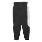 PUMA Mens Joggers Black & White Regular Tapered M W28 L28 Cotton Blend Casual