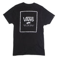 VANS Custom Fit Mens T-Shirt Black Crew Neck S