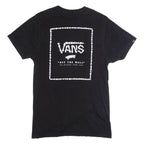 VANS Custom Fit Mens T-Shirt Black Crew Neck S