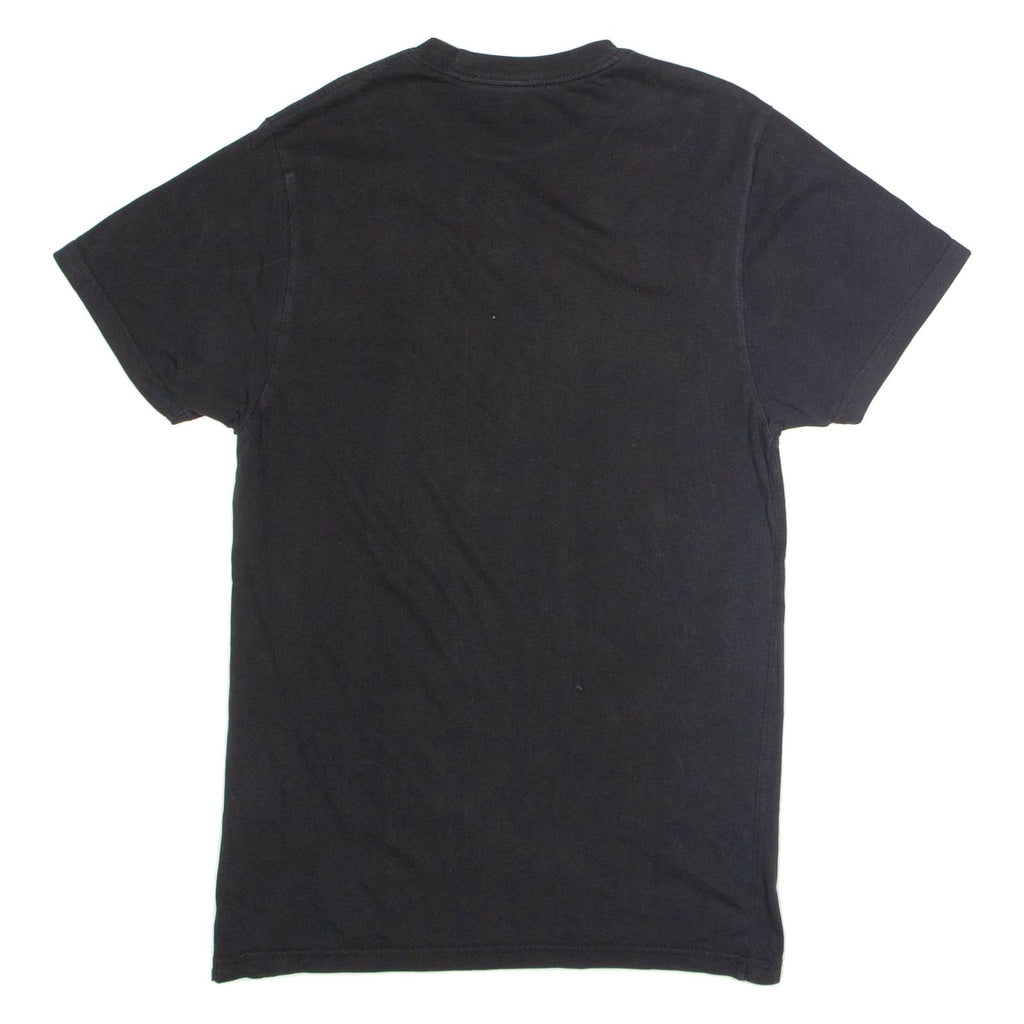 VANS Custom Fit Mens T-Shirt Black Crew Neck S