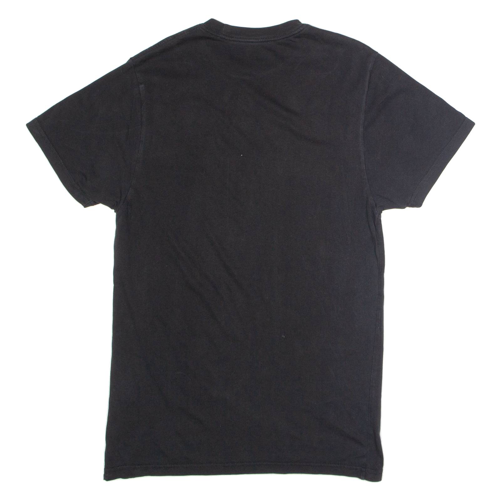 VANS Custom Fit Mens T-Shirt Black Crew Neck S