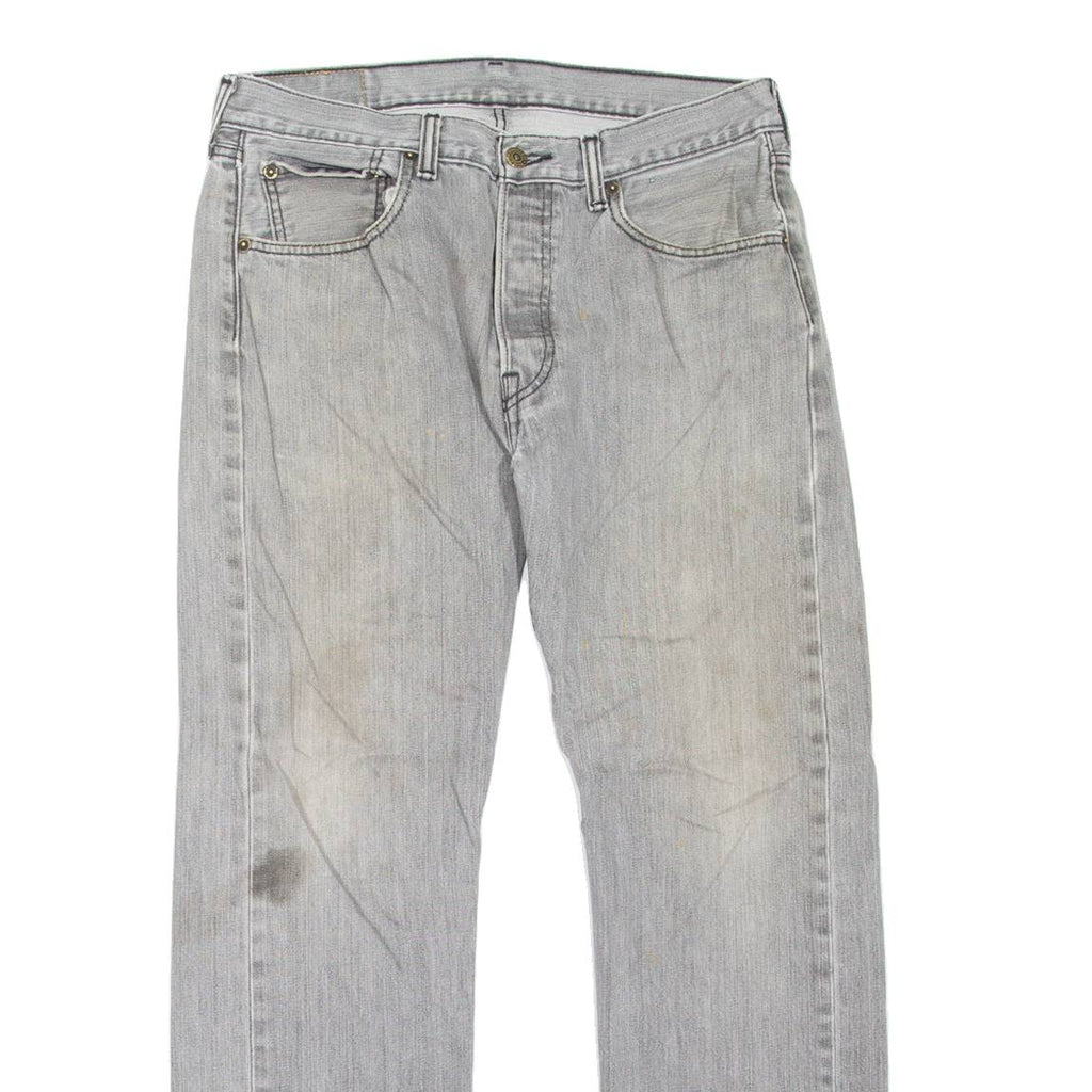 LEVI'S 514 Jeans Mens Grey Slim Straight W32 L30