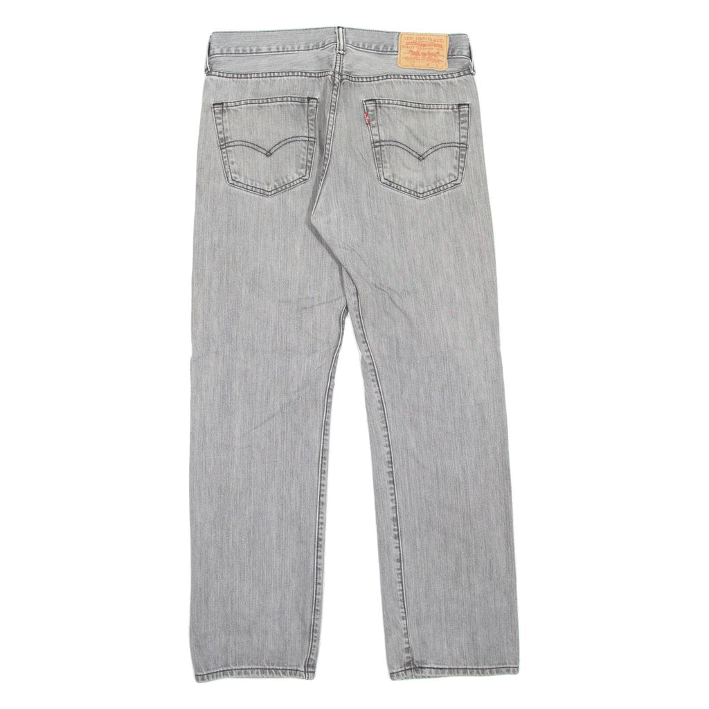 LEVI'S 514 Jeans Mens Grey Slim Straight W32 L30