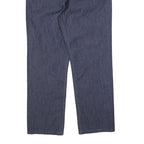 CALVIN KLEIN JEANS Womens Blue Regular Straight Denim Raw W32 L28 Zip Waistband