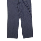 CALVIN KLEIN JEANS Womens Blue Regular Straight Denim Raw W32 L28 Zip Waistband