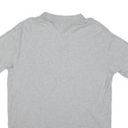 POLO RALPH LAUREN Mens Grey Short Sleeve Plain XL Cotton Blend Polo Shirt Casual