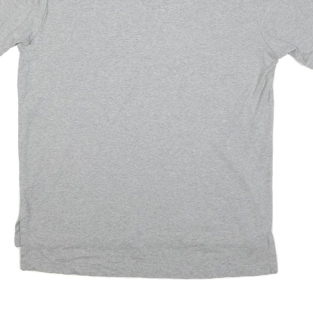 POLO RALPH LAUREN Mens Grey Short Sleeve Plain XL Cotton Blend Polo Shirt Casual