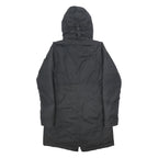 THE NORTH FACE Womens Black Outdoor Jacket S Cotton Blend Zip Hooded Plain