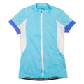 CRIVIT Cycling Womens T-Shirt Blue Full Zip S