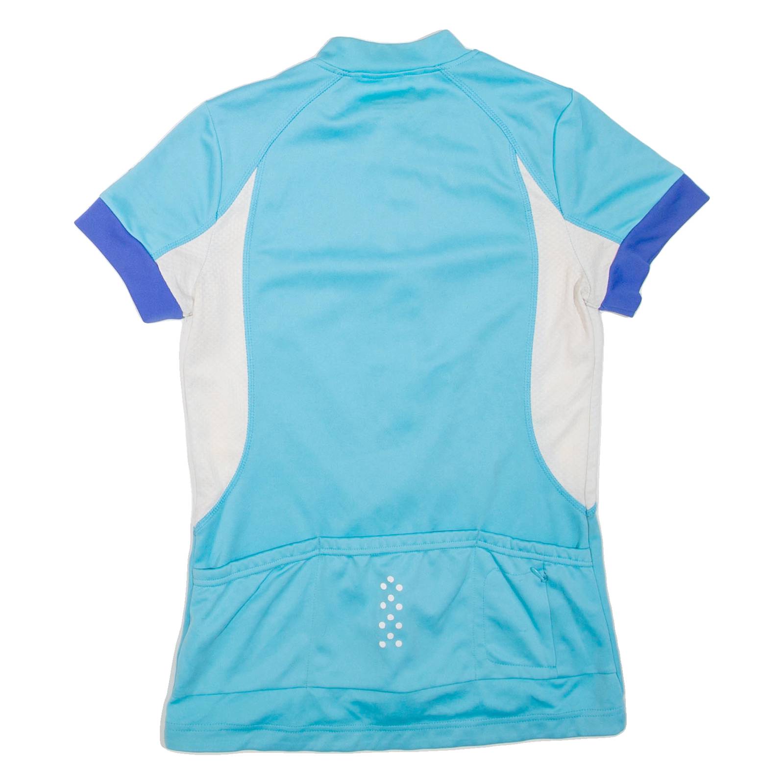 CRIVIT Cycling Womens T-Shirt Blue Full Zip S