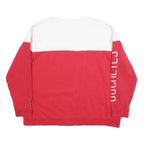 CHAMPION Mens Red & White Ohio State Crew Neck L Sweatshirt Rugby Style