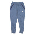ADIDAS Mens Joggers Blue Navy Slim Tapered S W28 L26 Cotton Blend Sportswear