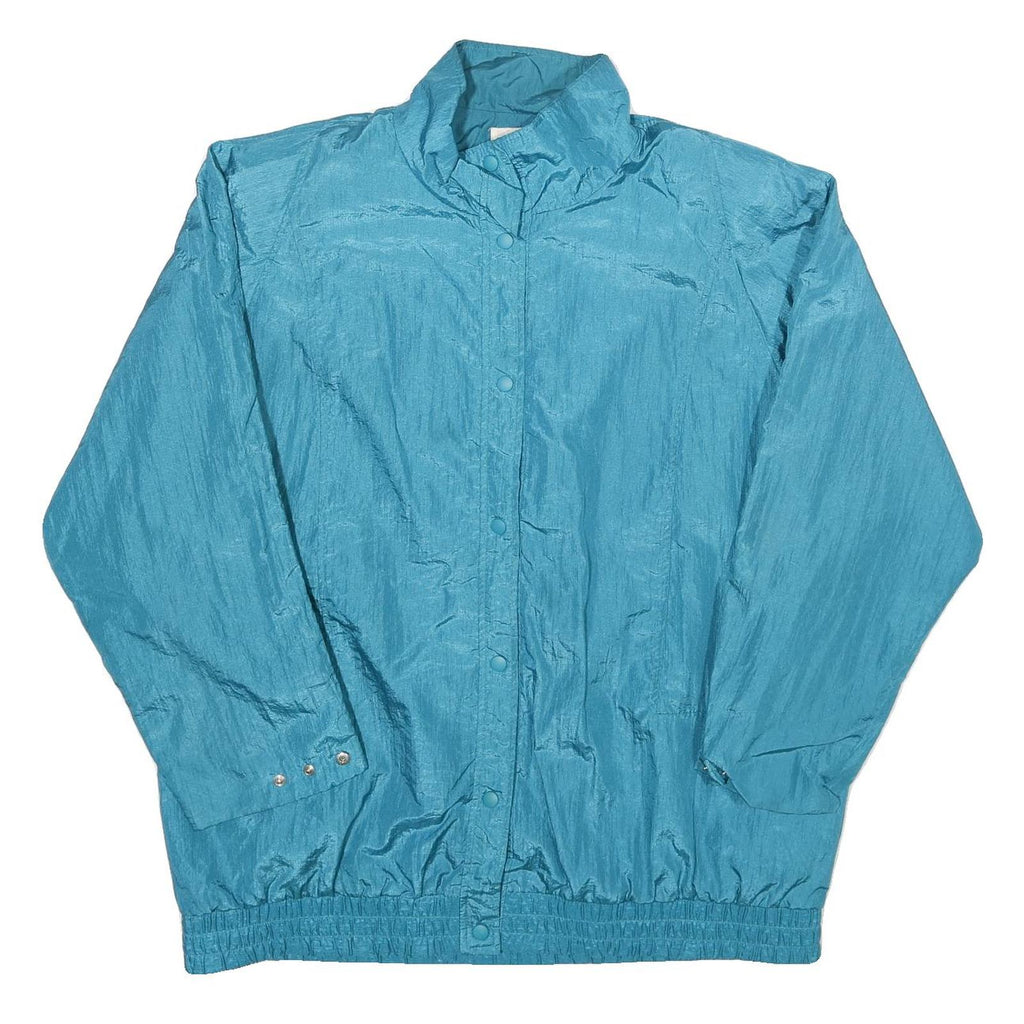 KRISTEN BLAKE Womens Blue Nylon Zip Jacket XL Lightweight Comfortable Casual