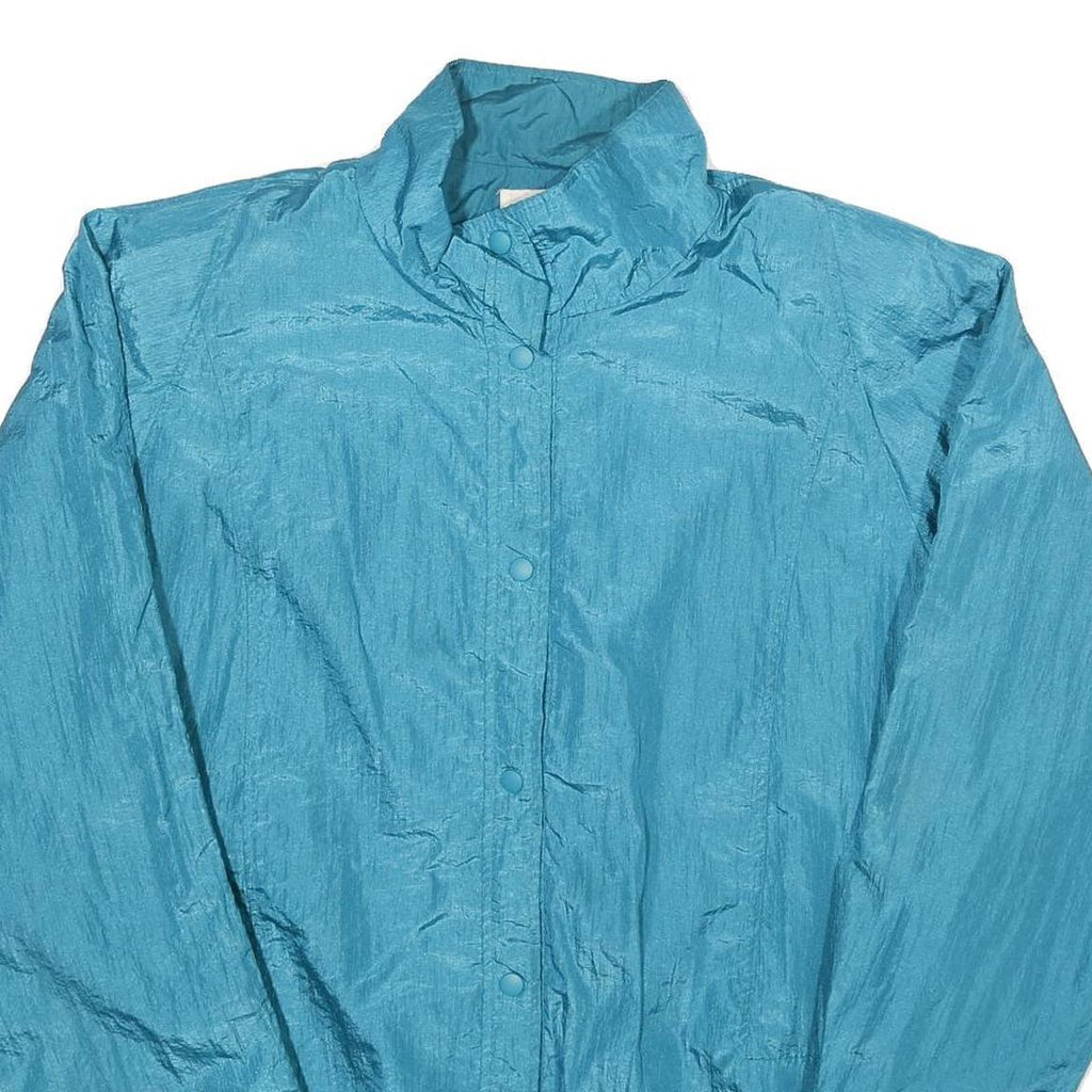 KRISTEN BLAKE Womens Blue Nylon Zip Jacket XL Lightweight Comfortable Casual