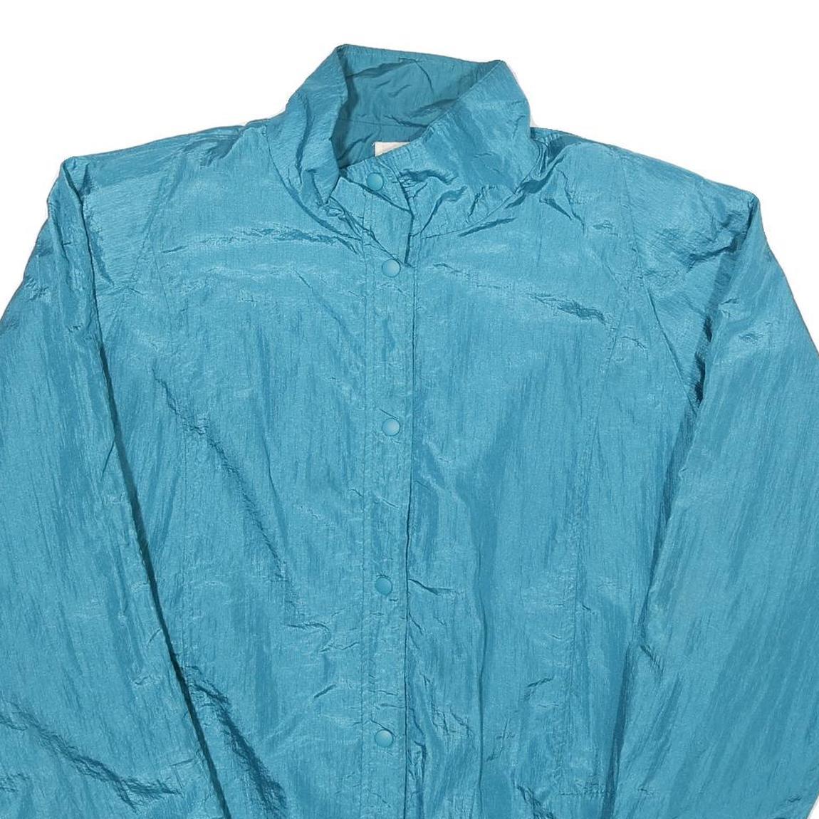 KRISTEN BLAKE Womens Blue Nylon Zip Jacket XL Lightweight Comfortable Casual