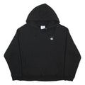 CHAMPION REVERSE WEAVE Womens Black Hoodie XL Cotton Blend Pullover Casual