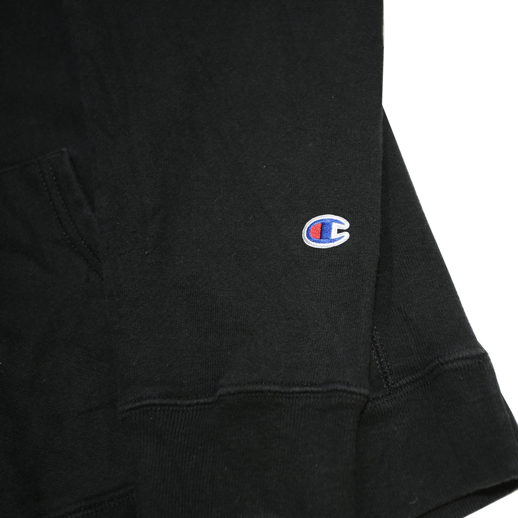 CHAMPION REVERSE WEAVE Womens Black Hoodie XL Cotton Blend Pullover Casual