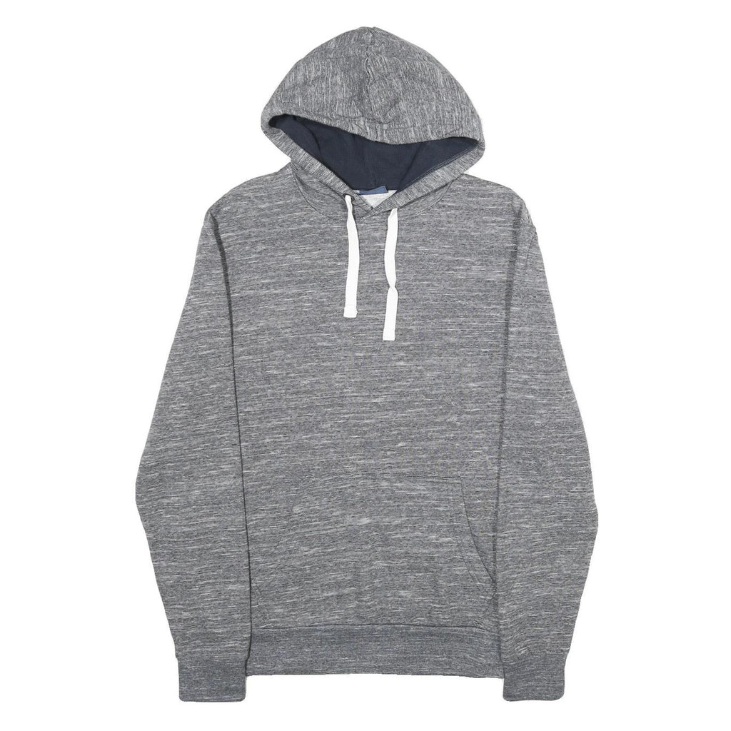 C&A Mens Grey Hoodie M Casual Cotton Blend Pullover Drawstring Hooded Sweatshirt