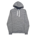 C&A Mens Grey Hoodie M Casual Cotton Blend Pullover Drawstring Hooded Sweatshirt