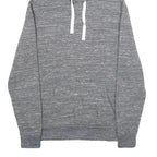 C&A Mens Grey Hoodie M Casual Cotton Blend Pullover Drawstring Hooded Sweatshirt