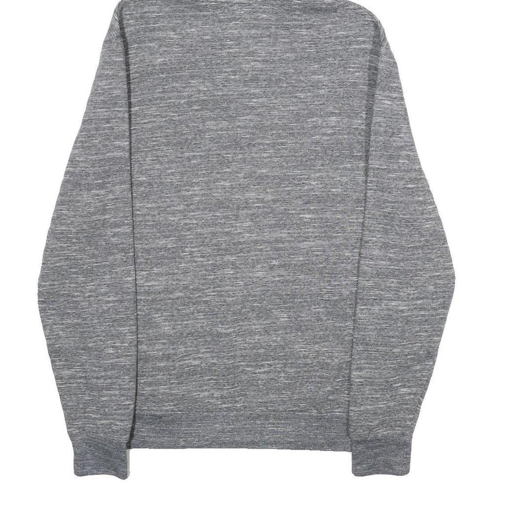 C&A Mens Grey Hoodie M Casual Cotton Blend Pullover Drawstring Hooded Sweatshirt