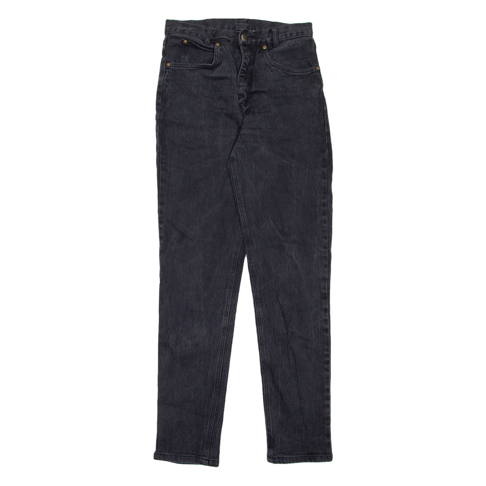 GO IN Womens Jeans Grey Regular Mom W25 L30