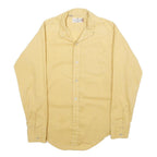 VANDERBILT Mens Yellow Casual Shirt XXS Lightweight Polyester Blend