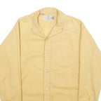 VANDERBILT Mens Yellow Casual Shirt XXS Lightweight Polyester Blend