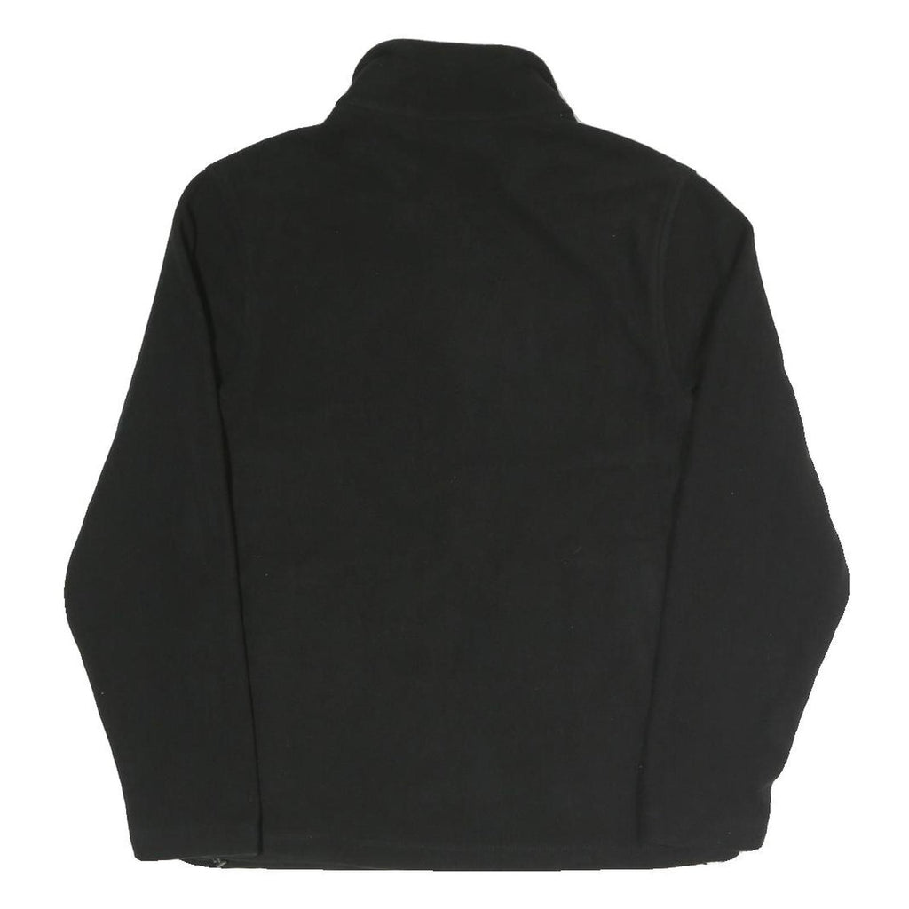 REGATTA Womens Black Polyester Blend Zip Up Jacket M Fleece Casual Outdoor Warm