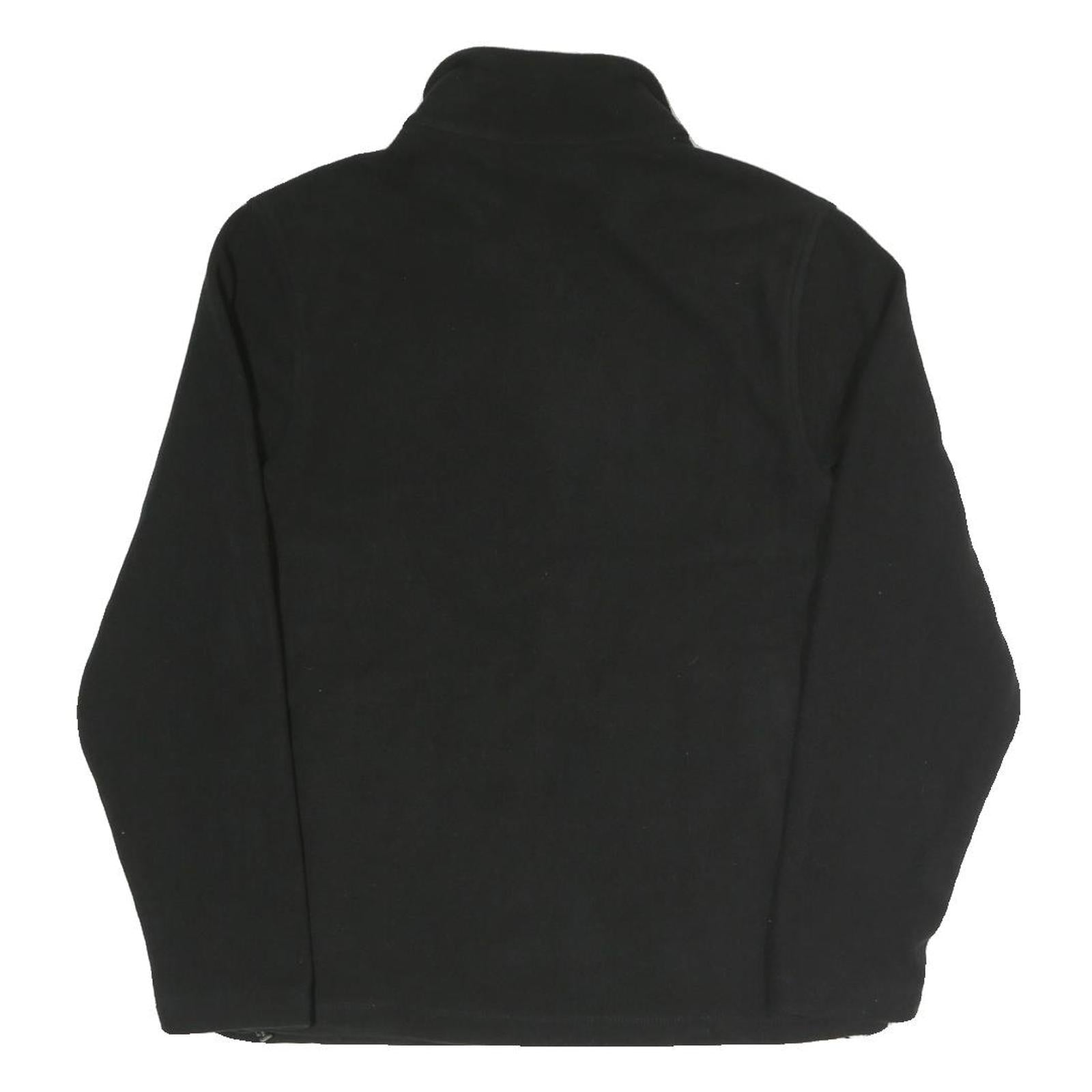 REGATTA Womens Black Polyester Blend Zip Up Jacket M Fleece Casual Outdoor Warm