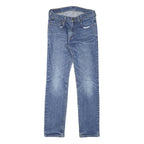 LEVI'S Womens Blue Denim Regular Straight Jeans W29 L29 Classic Comfortable Zip