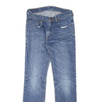 LEVI'S Womens Blue Denim Regular Straight Jeans W29 L29 Classic Comfortable Zip