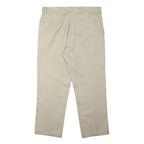 DICKIES Mens Regular Fit Beige Polyester Blend Straight Leg Trousers W38 L29