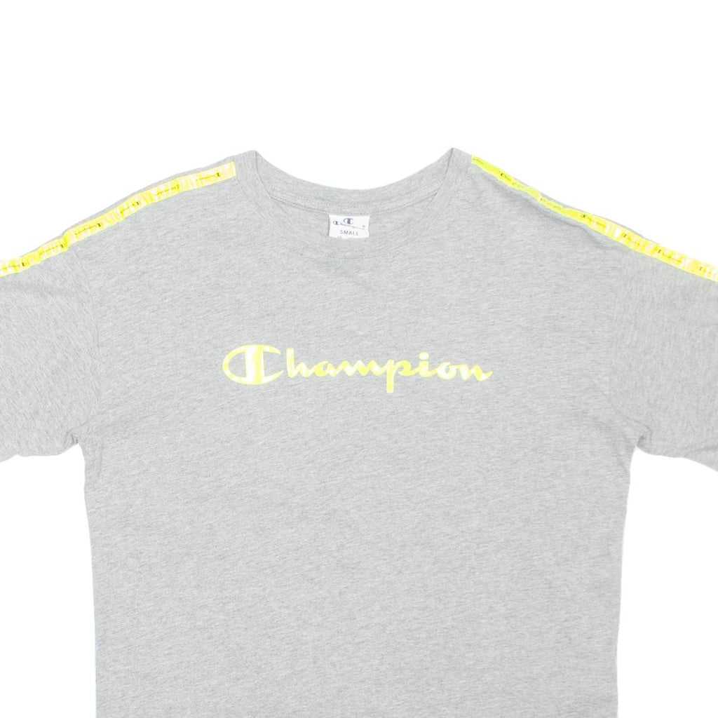 CHAMPION Mens T-Shirt Grey S