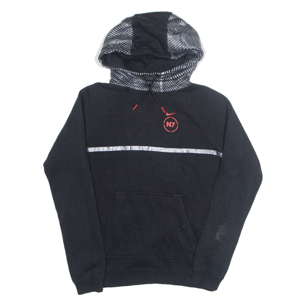 NIKE N7 Mens Black Hoodie S