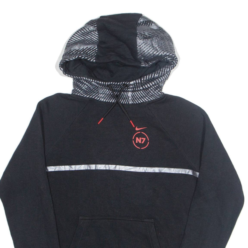 NIKE N7 Mens Black Hoodie S