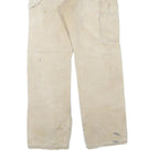DICKIES Mens Regular Fit Beige Cotton Blend Trousers W32 L32 Workwear Zip