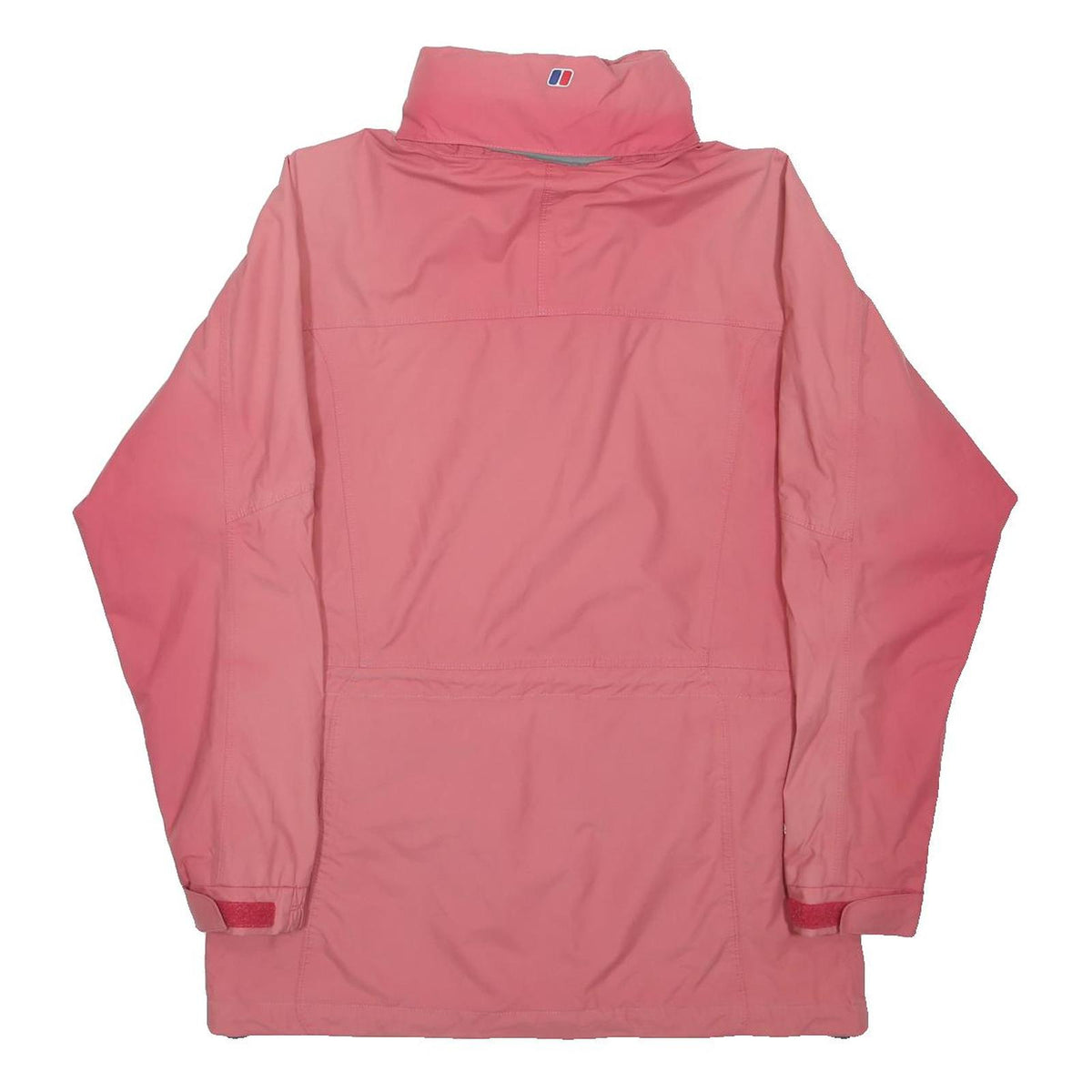 BERGHAUS Womens Pink Waterproof Jacket UK 12 Polyester Blend Zip Outdoor Casual