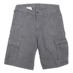 CARHARTT Mens Grey Cargo Shorts M W32 Workwear Durable Comfortable Pockets