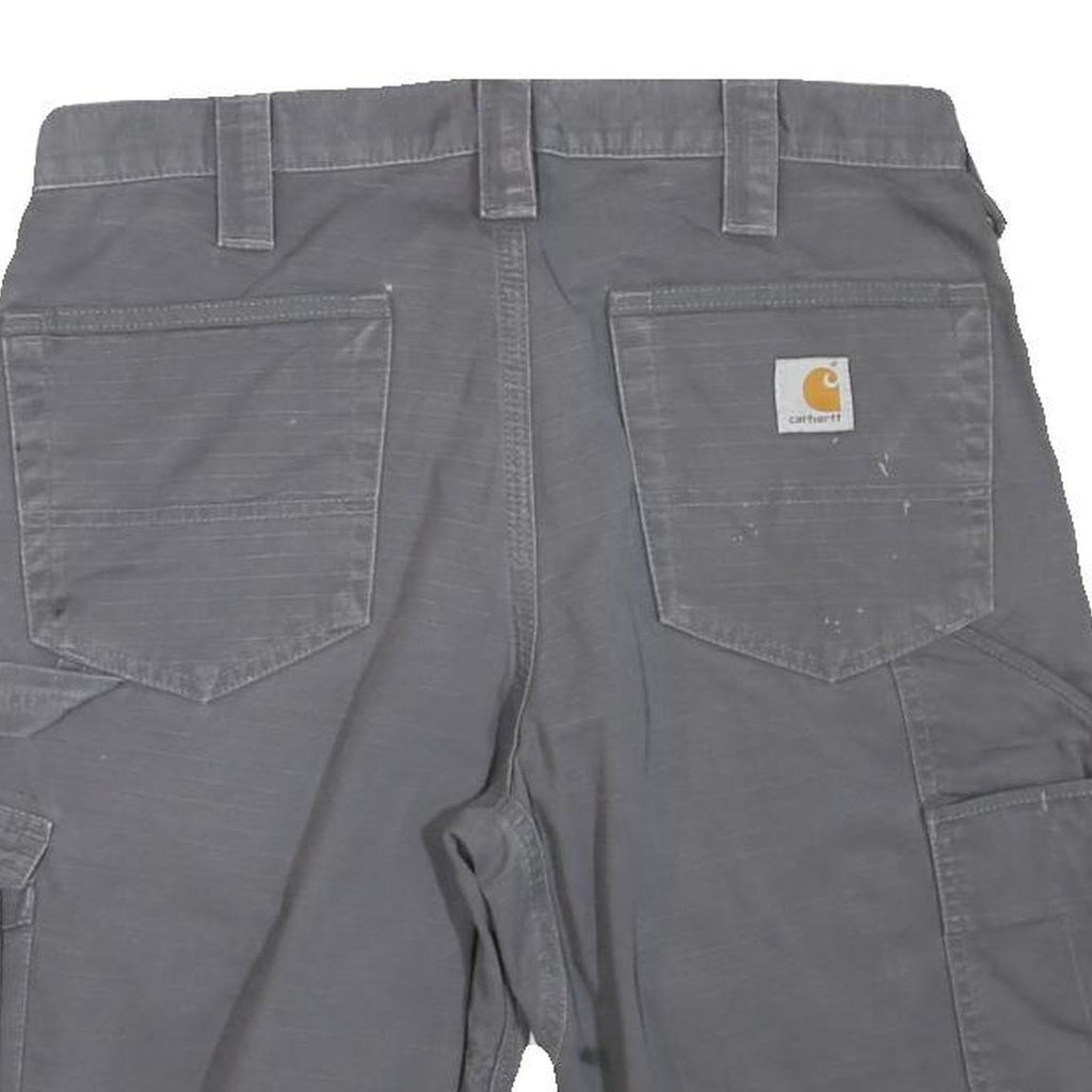 CARHARTT Mens Grey Cargo Shorts M W32 Workwear Durable Comfortable Pockets