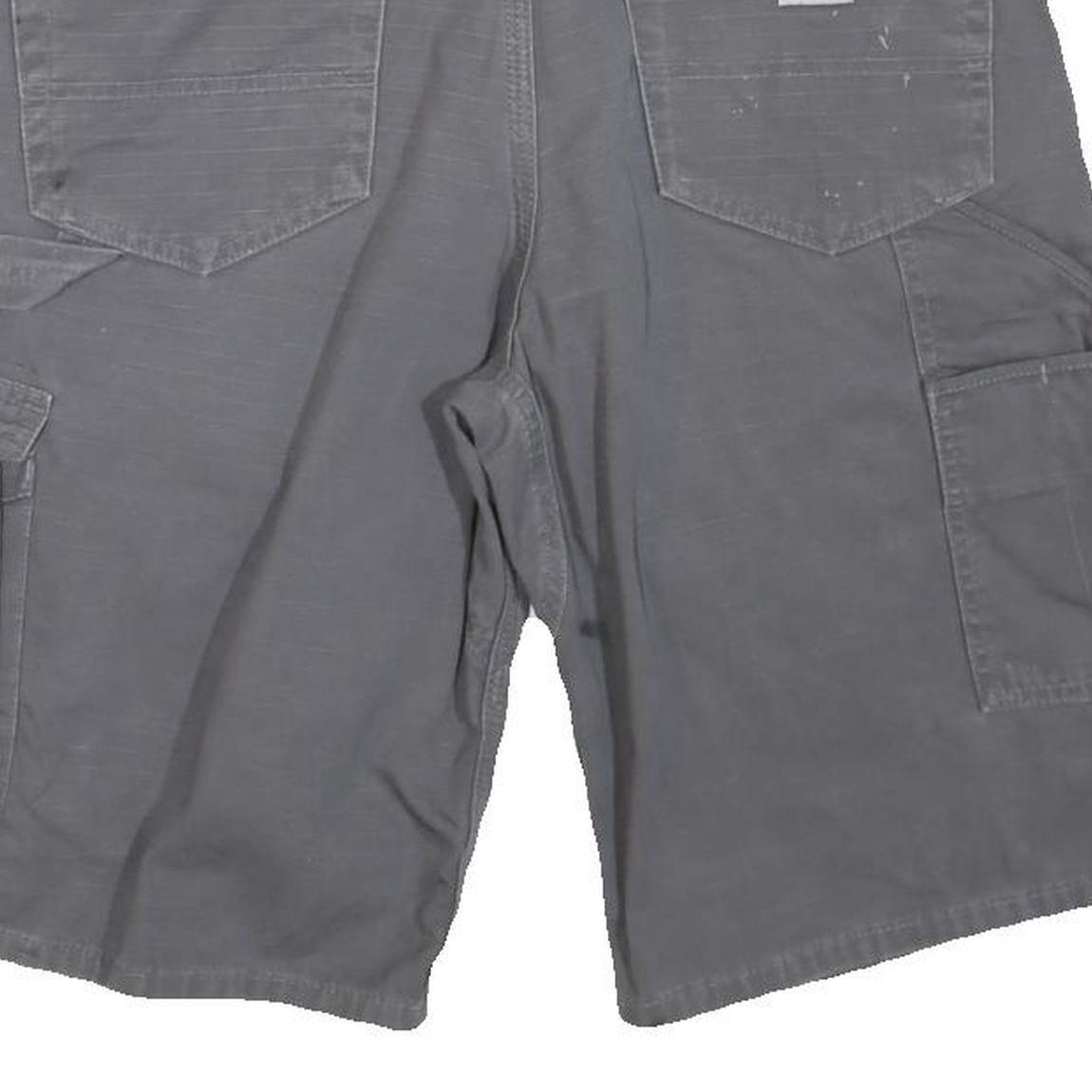 CARHARTT Mens Grey Cargo Shorts M W32 Workwear Durable Comfortable Pockets